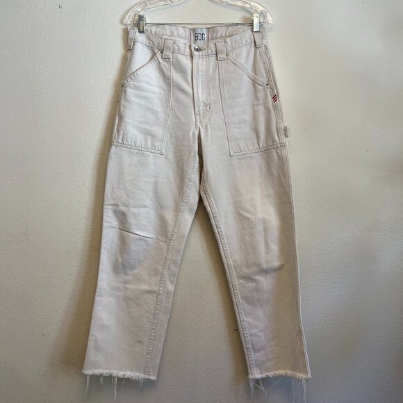 BDG by Urban Outfitters Cream Workwear Pants Size - 31 - Picture 1 of 8